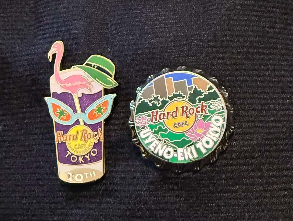 Hard Rock Cafe Tokyo Pin Lot 20th Anniversary